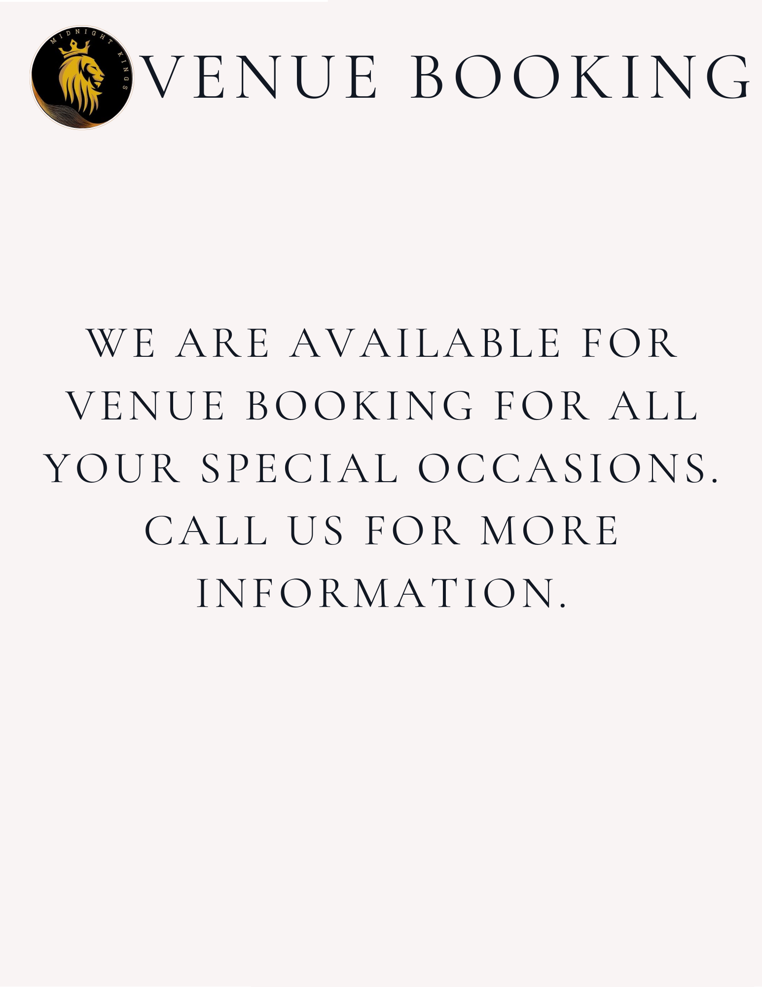 Venue Booking